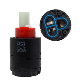 40PHF-1 40mm Pressure Balance Cartridge,Shower Cartridge Replacement,Compatible With Shower Faucet for Shower Valve, Product Height 3.22 in (82mm) Width 1.57 in (40 mm)