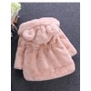 Mallimoda Girls Winter Warm Coats Ear Hooded Faux Fur Fleece