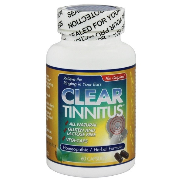 Clear Products Homeopathic Formula, Tinnitus, 60 Count