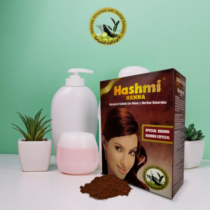 5 HENNA TINTE PARA CABELLO (CAFE ESPECIAL) HASHMI | LO