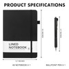 Aodaer Lined Notebook Journal with Pen A5 Notebooks 100 GSM