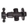 Angle Stop Valve Retro Copper Cross Handle Water Stop Valve