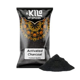 A Kilo of Spices | Premium Activated Coconut Charcoal Powder 500g | Natural Teeth Whitening, Detoxifying, and Cleansing | Food Grade - Perfect for DIY Beauty Products and Health Remedies