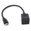 EGTMA Cable Y Splitter Divisor Hdtv 1 Entrada A 2