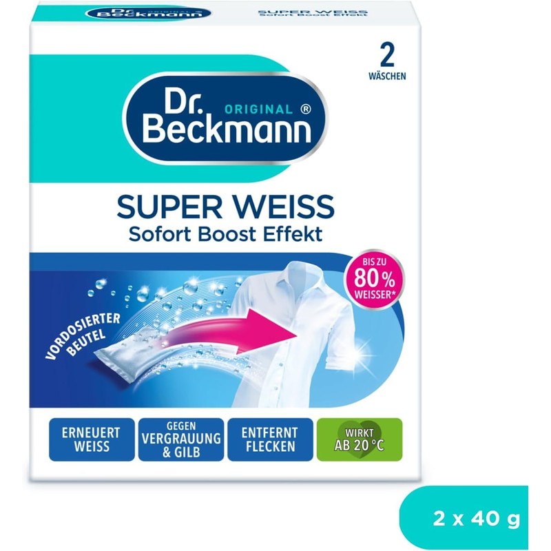 Dr. Beckmann Super White | Removes Grey Veil | Helps