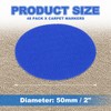 PATIKIL Carpet Marker Spots 2 Inch / 5cm, 48 Pack