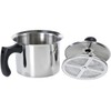 Ilsa Breakfast! 18/10 Cappuccino Stainless Steel Double Filter Cups 6