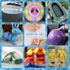15 Packs of TPU Pool Liner Patch Kit, Waterproof Inflatable