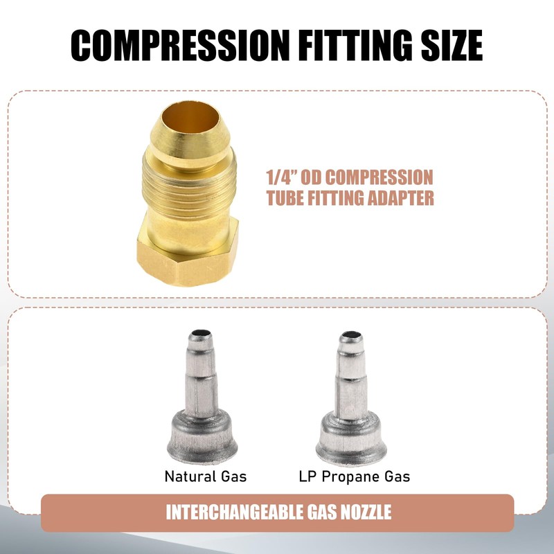 DRELD Q314A4586 Pilot Burner with Thermocouple Compatible with Honeywell Pilot,