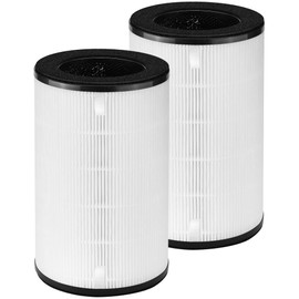 APPLIANCEMATES AP-PET35 AP-T30 Replacement Filter for Homedics Total Clean PetPlus 5-in-1 True HEPA Air Purifier, Replaces AP-T30FL AP-T30WT AP-PET35FL AP-PET35-WT, 2 Pack