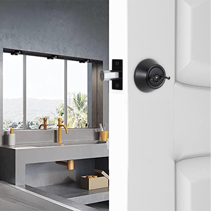 Double keyed Deadbolt Lock - Keyed on Both Sides, 2-Way