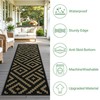 sarben Indoor Outdoor Area Rug 2.5'x8' Waterproof for Patio, Washable