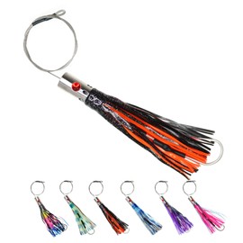 VIKETECH 10’’ 6oz Stainless Deep Sea Fishing Trolling Lure for Marlin Tuna Mahi Mahi Wahoo Sailfish Dolphin Saltwater Offshore Big Game Trolling Lures Included Mesh Bag (Orange)
