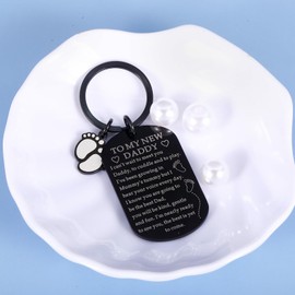 New Dad Valentines Gifts for Men Newborn Christmas First Father's Day Gifts from Daughter Son Daddy To Be Gift Baby Announcement Pregnancy Keepsake