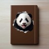 Panda Hole Wall Decal – 3D Cute Animal Sticker –