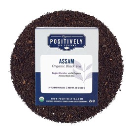 Organic Positively Tea Company, Assam Black Tea Bags, 20 Count