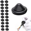 Pack of 20 Rubber Grommets 25 mm Flexible Cable Grommet