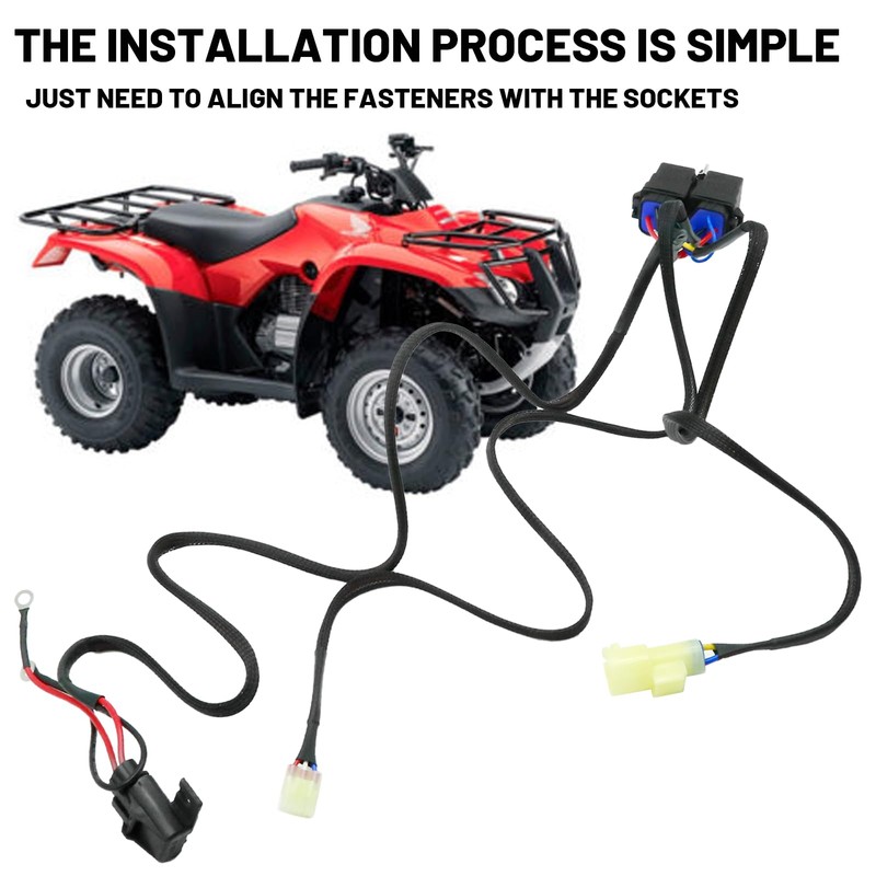Vkinman Bypass Angle Sensor Shift Wiring Harness Kit, Replacement for