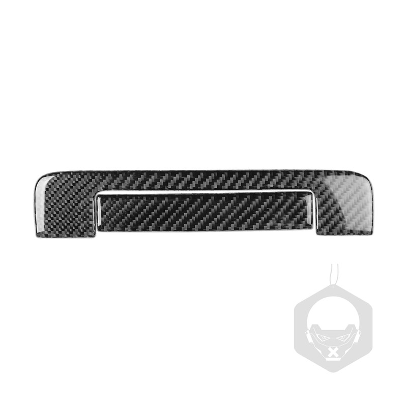 Carbon Fiber Tailgate Exterior Door Handle Trim Cover, Rear Trunk