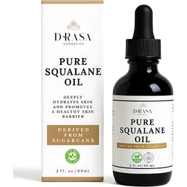 Humectante De Aceite De Escualano Puro Con 100% De Escualano Derivado De La Caña De Azúcar Para Rostro, Cuerpo, Piel Y Cabello - Aceite Facial 2 Fl. Oz.