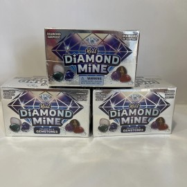 Lot Of 3  New Real Diamond Mine Dig It! Explore To Find the a Real GEM