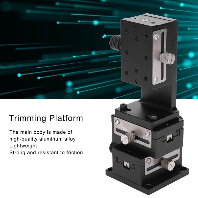 Detachable XYZ Axis Trimming Platform High Accuracy Manual Dovetail Groove