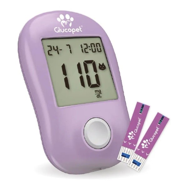 Glucómetro Veterinario Para Perros Y Gatos Glucopet Kit