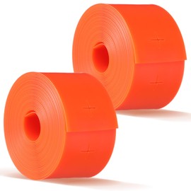 Pushglossy 2 Pcs Perforated Orange Strips for Electrical Wire Orange Marking Strips for Rough in Industrial Commercial Jobs, Hold Wire in Place, Cable Holder for Drywall, Color Coding
