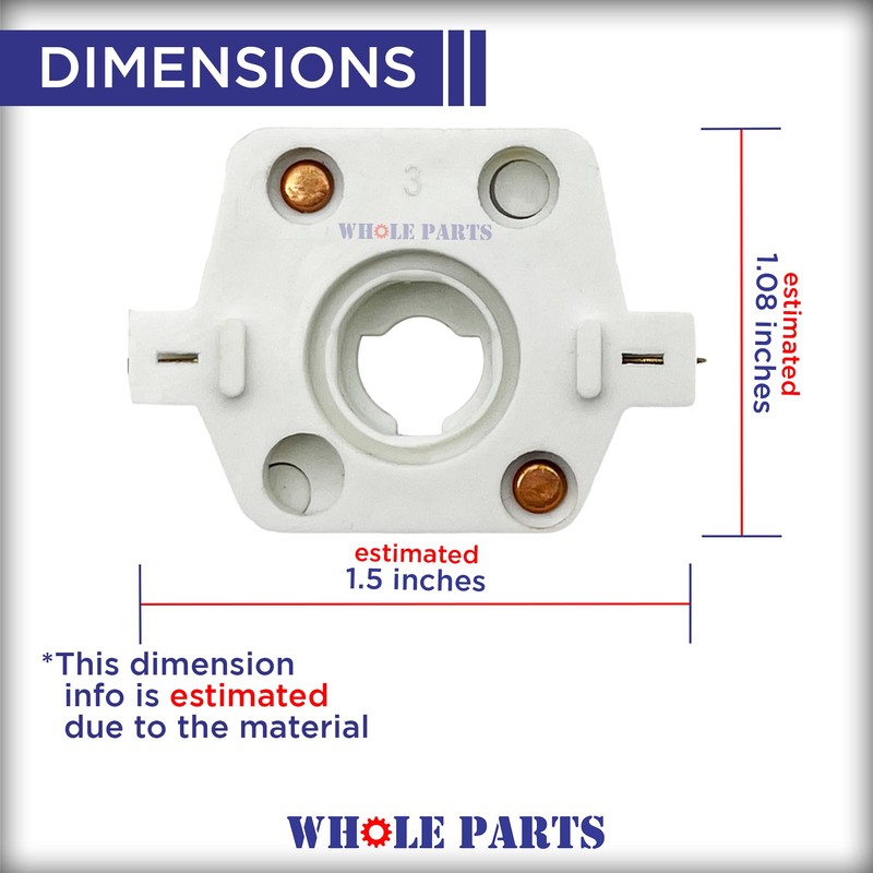 Whole Parts Gas Range Spark Ignition Switch Part# PA020011 -