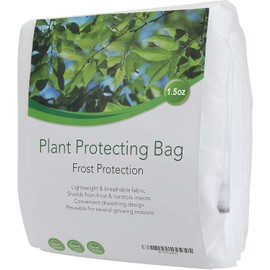 MAISON ARTS Plant Covers Freeze Protection Plant Protector Bag Plant Cover,108"x 84" Frost Cloth with Drawstring Shrub Tree Jacket Cover for Winter Outdoor Garden Plants Protection Cover Bags,1.5oz