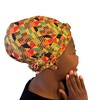 SWIG Swim Turban - Chic Dashiki Kente, Waterproof Non-Slip Snug,