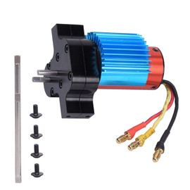 Metal Gearbox 380 High Speed Brushless Motor Fit for WPL C14 C24 1/16 RC Car AccessoriesBlack WPL1687BL