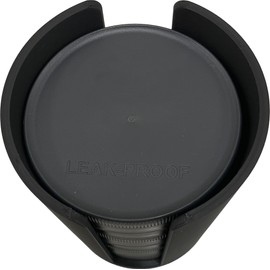 Mason Jar Lid Stack Organizer (Black, Large Cap/Ring)