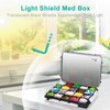 Fullicon Extra Large Pill Organizer with Moisture Proof Design, Travel