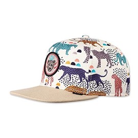 Djinns - Cheetah Linen - Snapback Baseball Cap Hat Cap Hat Caps, khaki