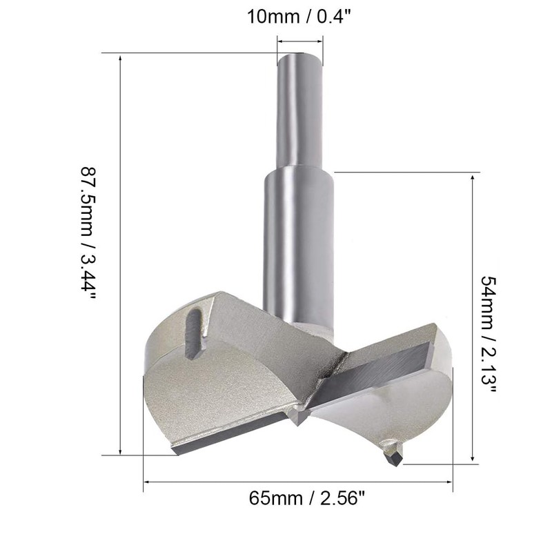 MACHSWON Forstner Drill Tungsten Carbide Wood Hole Saw Opener Drill