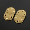 Folding Flip Top Hinge, 2PCS Counter Flap Hinges Brass Round