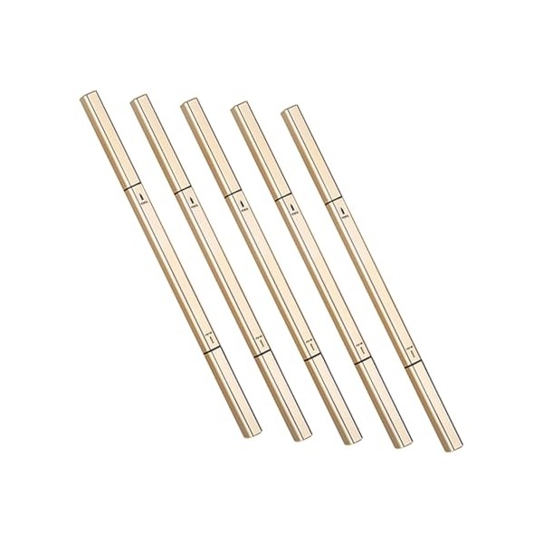 5Pcs Double Head Eyebrow Pens with Brush Tip Brow Pencils
