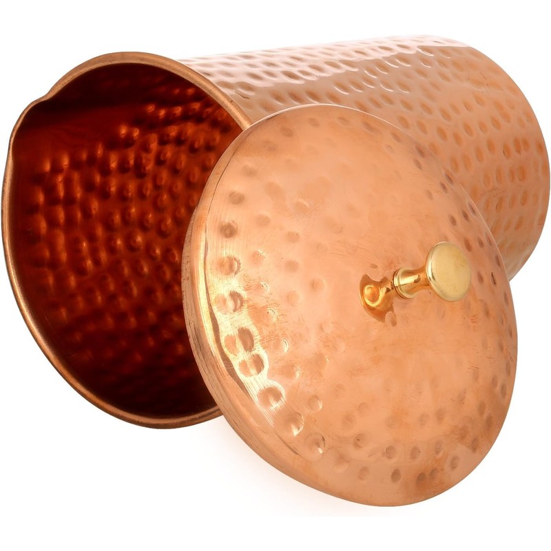 SHYAMVUN Pure Copper Water Jug (99.72%) | Copper Jug for