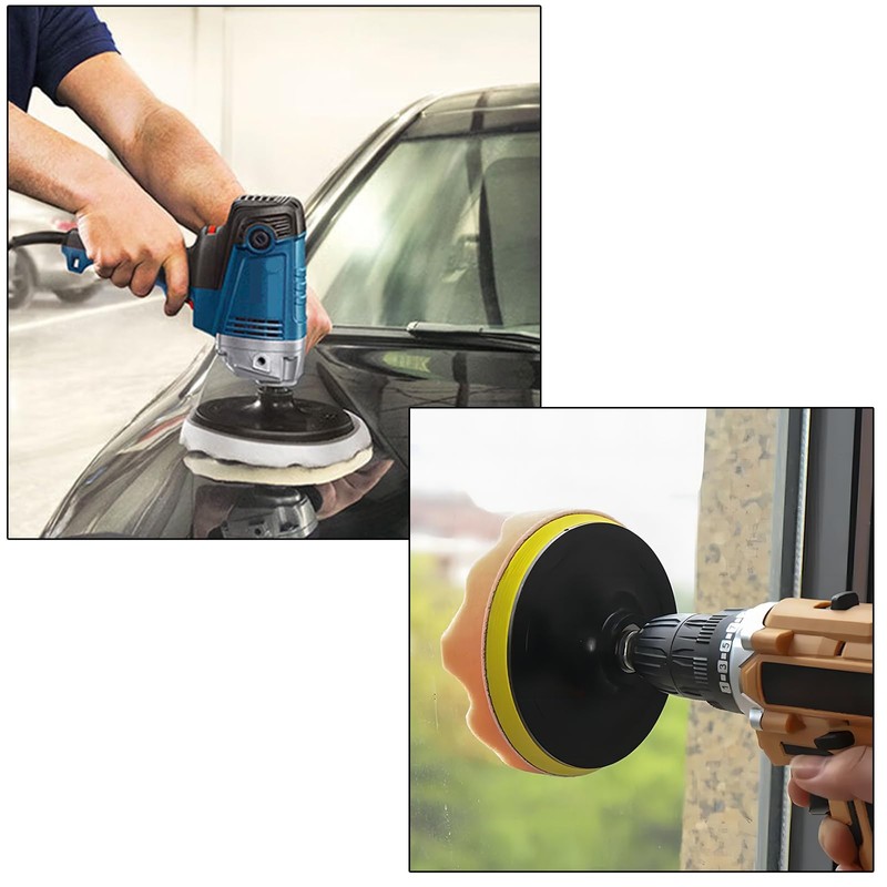 2X 150mm Hook Loop Backing Pad 6 Holes Compatible with