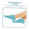 WOONEKY 2pairs Moisturizing Gel Socks of Comfortable Foot Masks for