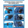 SARISUN Travel Pillow Combo with Chin Strap, Airplane Pillows with