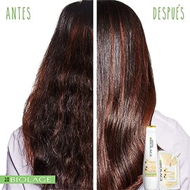 Biolage Acondicionador SmoothProof  Controla la Humedad y Da Suavidad, Desenreda y Elimina el Frizz  Para Cabello Rebelde y con Frizz  Vegano  1L     