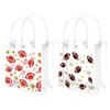 Lebaley 24PCS Clear Football Treat Bags with Handles - Football