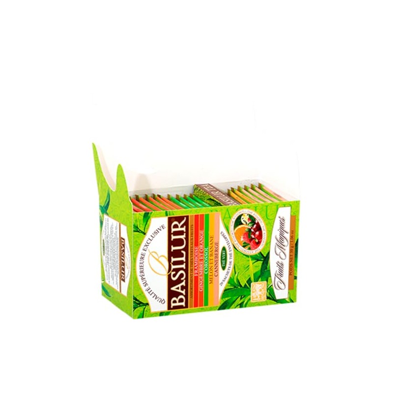 Basilur - Te verde Assorted Magic Fruit - 37.5 g