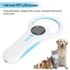 Pet Microchip Scanner with 134.2kHz & 125kHz Frequency, 1.44 Inch