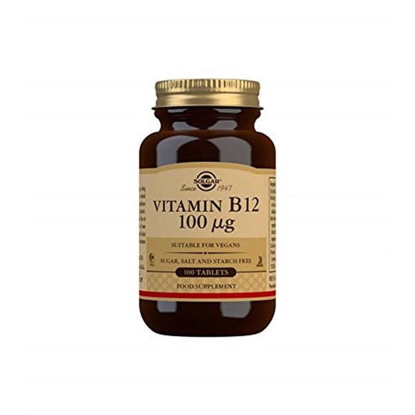 SOLGAR SOLGAR Vitamin B12 100 mcg - 100 Tablets -