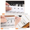 runzoos 2 Sheets Piano Key Stickers for 88/76/61/54/49 Keys, Removable