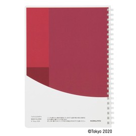 Kokuyo TLP SJ231BT-R Soft Ring Notebook A5 Red Tokyo 2020 Olympic Emblem