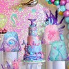 12 Pcs Mermaid Drawstring Bag Ocean Theme Backpack Organizer Great